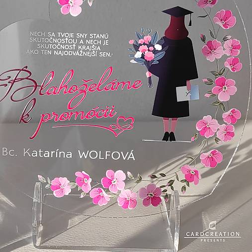 darček ku ukončeniu štúdia, promočný 002CA