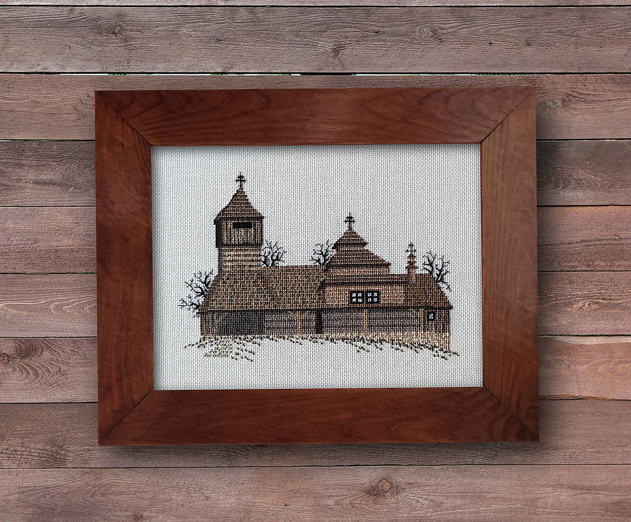 Drevený kostolík Lukov