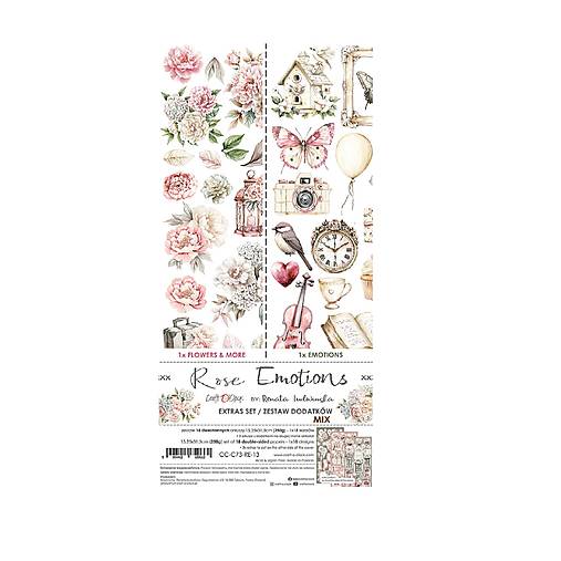 Papier - Scrapbook papier 6x12 Rose Emotions Mix - 17637654_