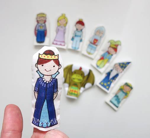 MINI pršteková maňuška - sada Kráľovstvo