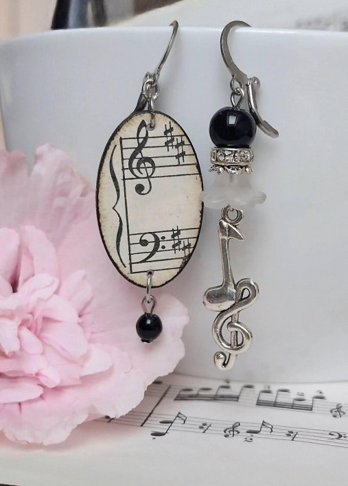 Náušnice - Milujem hudbu  - 17636774_