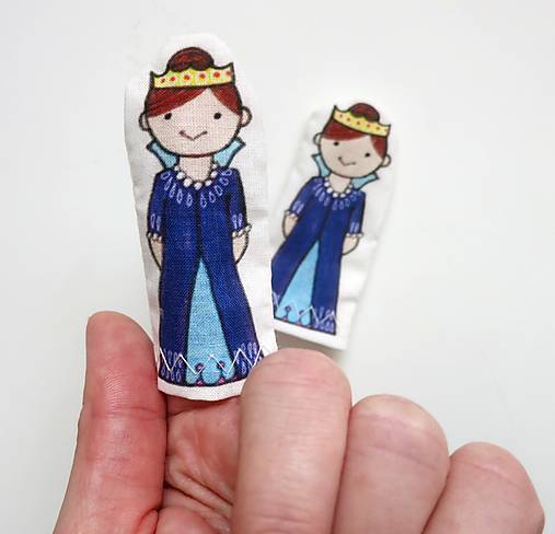 MINI pršteková maňuška - kráľovná