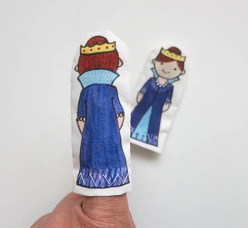 MINI pršteková maňuška - kráľovná