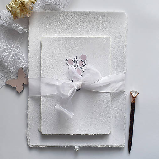 Papier - Ručný papier- Biely - 17639301_