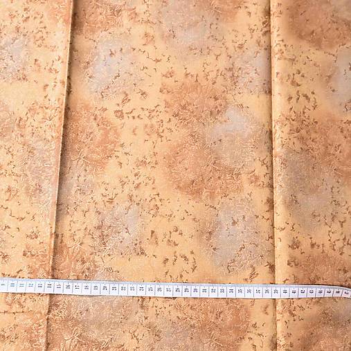 Textil - Metalická medená - 100x110 cm - 17638713_