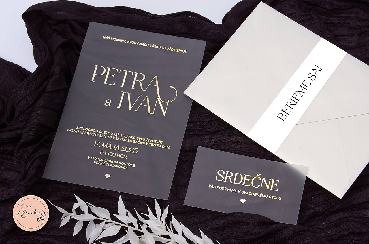 Svadobné oznámenie D#33