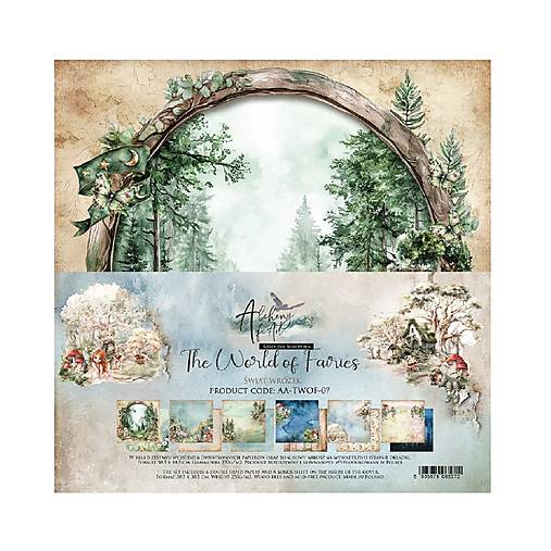 Papier - Scrapbook papier 12x12 The World of Fairies - 17641590_