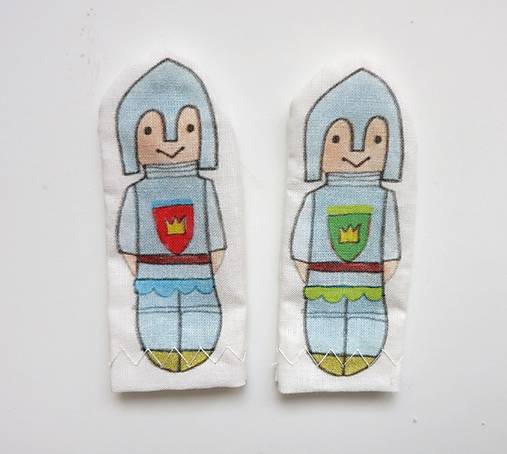 MINI pršteková maňuška - sada Kráľovstvo (rytier)