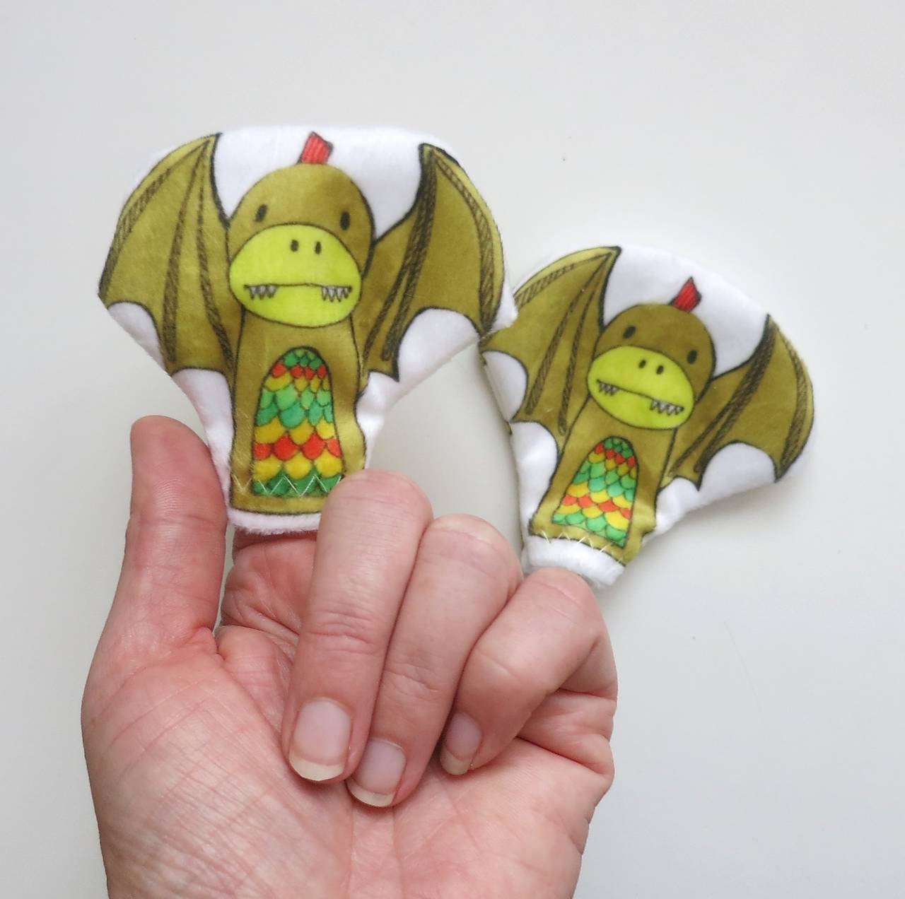 MINI pršteková maňuška - sada Kráľovstvo (drak)