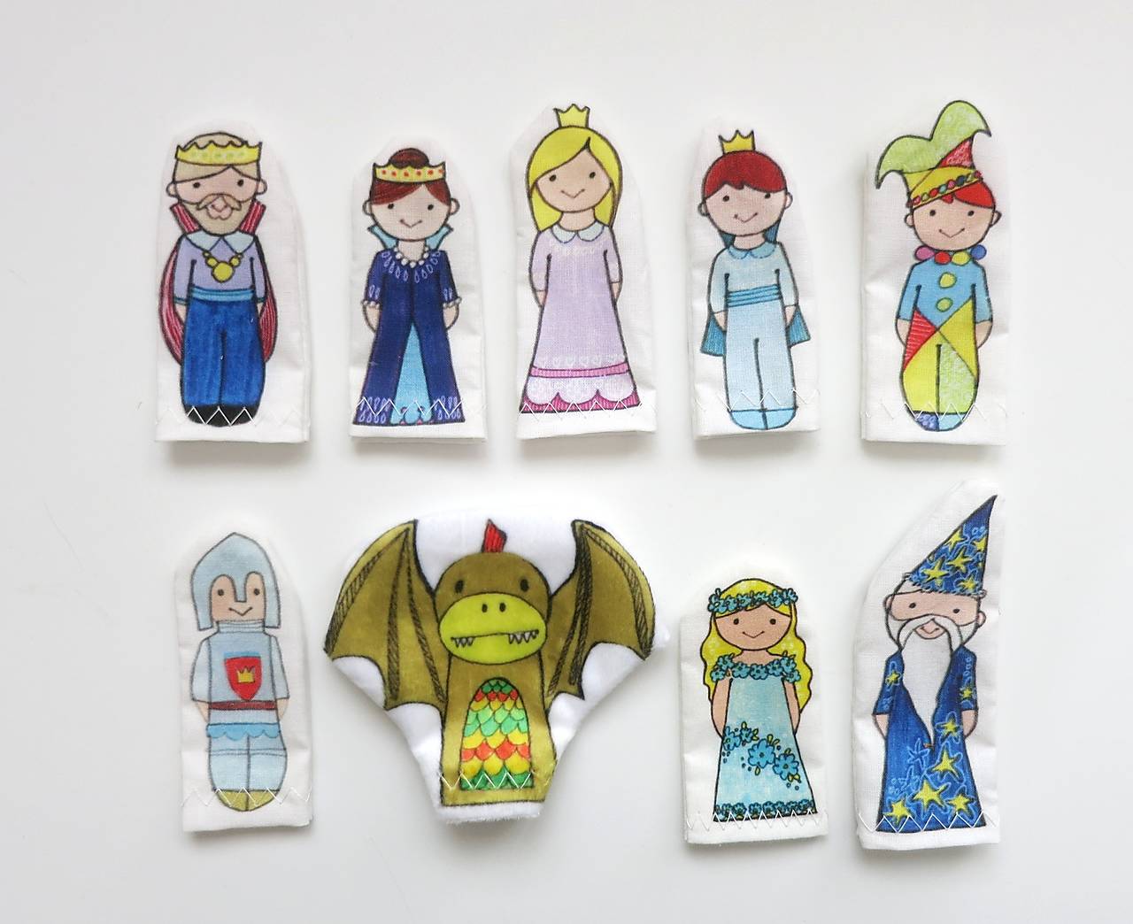 MINI pršteková maňuška - sada Kráľovstvo