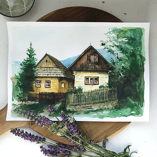 Kresby - Vlkolínec I - 17640418_