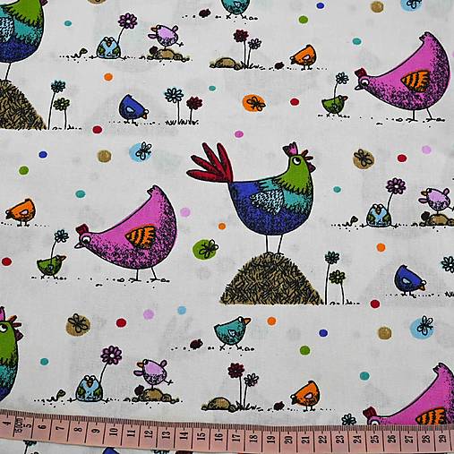 Textil - Sliepočky / Kuriatka - 2 rozmery - 17641492_