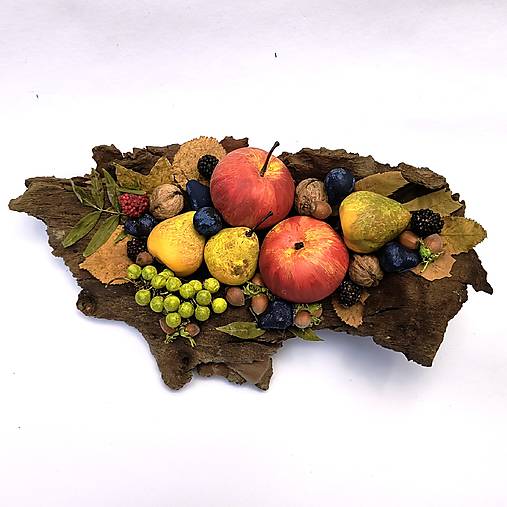 Dekorácie - Stojaca dekorácia „Jesenná hostinka“ - 17643492_