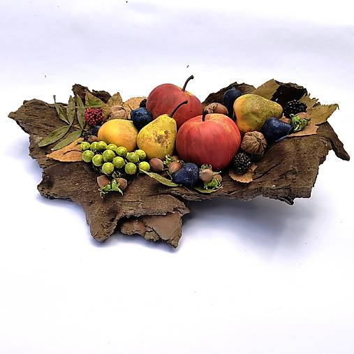 Dekorácie - Stojaca dekorácia „Jesenná hostinka“ - 17643493_