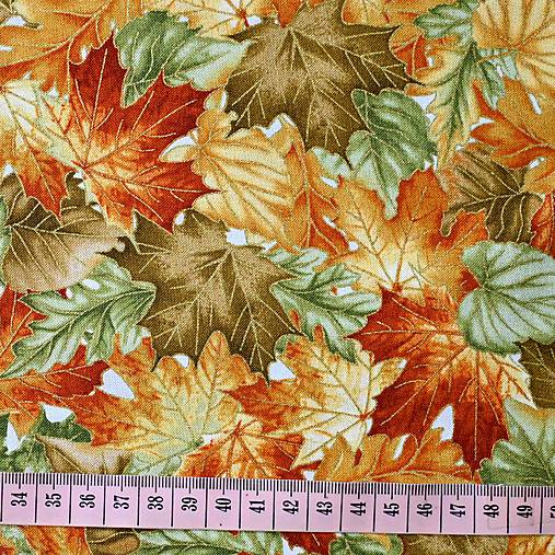 Textil - Jeseň v zlatom lemovaní - 30x110 cm - 17643750_