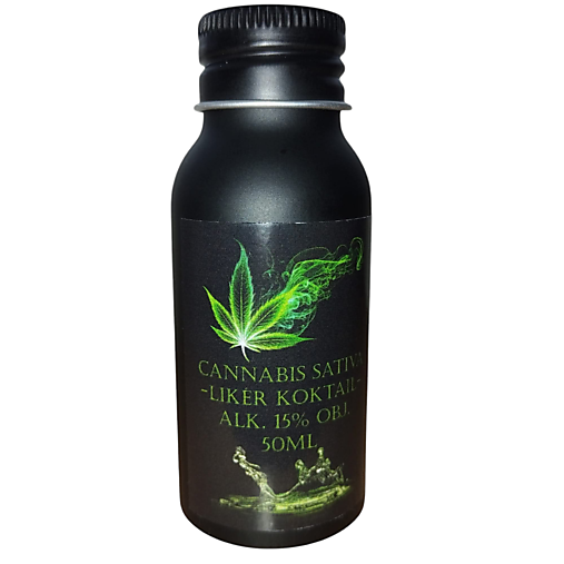 Alkoholické nápoje - Mini konopný likér 15% - 17644191_