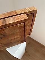 Príbory, varešky, pomôcky - Masívna dubová doska na krájanie - 17642781_