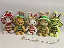 Hračky - včielky, včeličky  - farebné - 17644357_