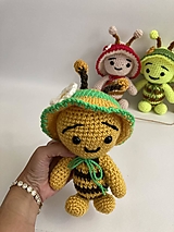 Hračky - včielky, včeličky  - farebné - 17644362_