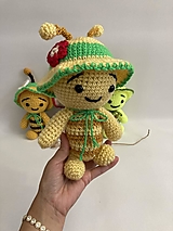 Hračky - včielky, včeličky  - farebné - 17644366_