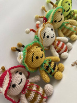 Hračky - včielky, včeličky  - farebné - 17644385_