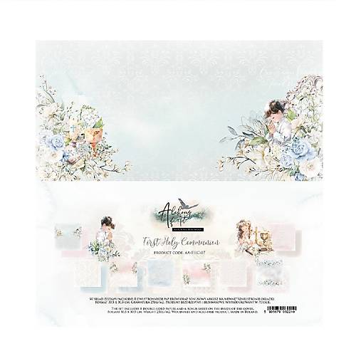 Papier - Scrapbook papier 12x12 First Holy Communion - 17645376_