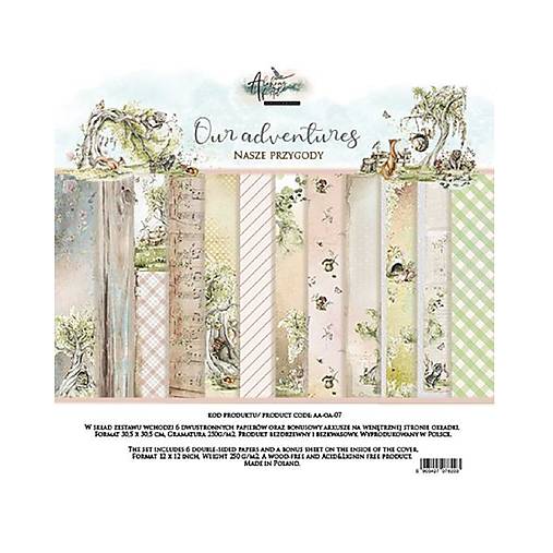 Papier - Scrapbook papier Our adventures Alchemy of Art  12 x 12 - 17645677_