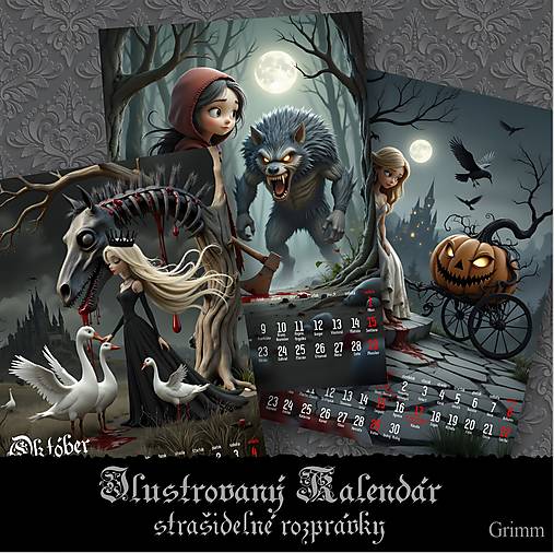 Papiernictvo - Rozprávky bratov Grimmovcov - 17645657_