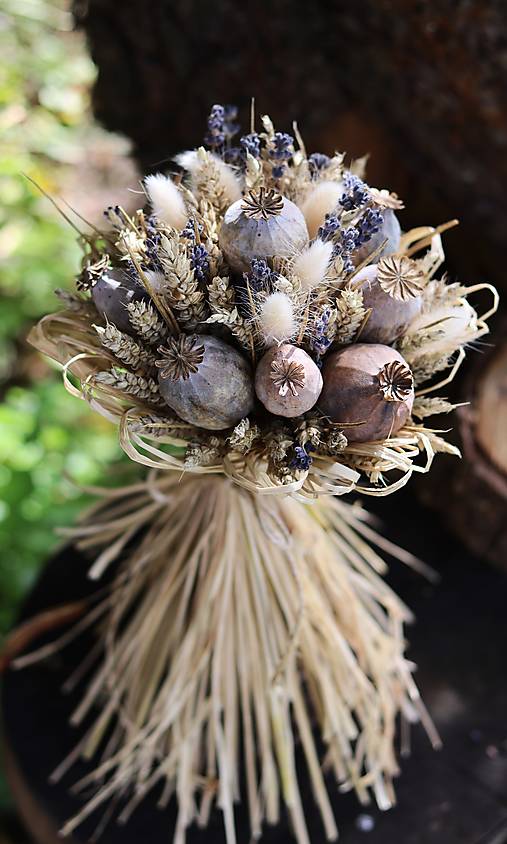 Dekorácie - Sušená kytica - 17645121_