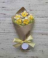 Dekorácie - Medovníková kytička "Narcis" - 17646497_