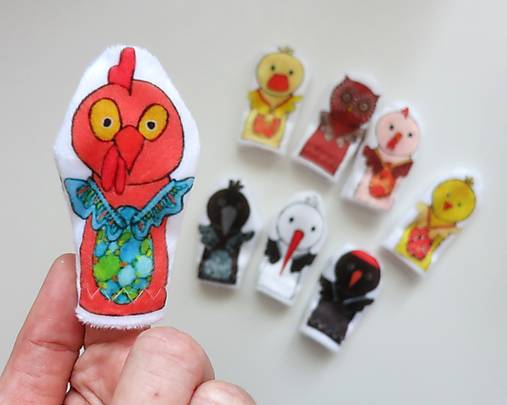 MINI pršteková maňuška - sada ornitologická