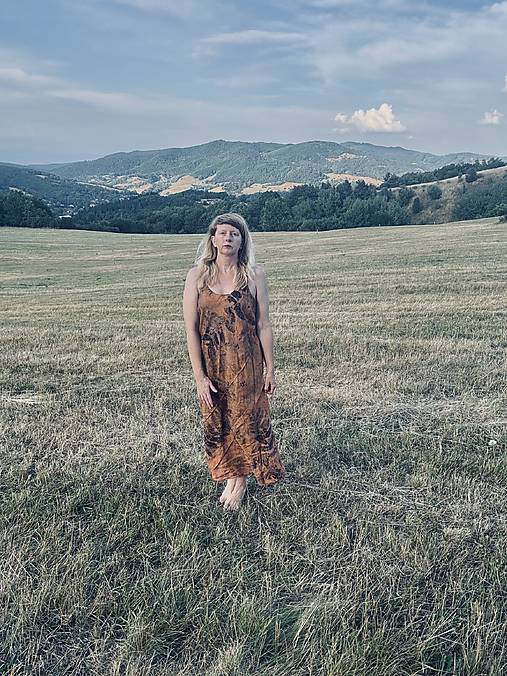 saty prirodne farbene lanove