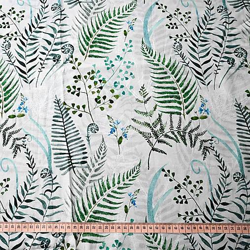 Textil - V papradí - 75x100 cm - 17646294_