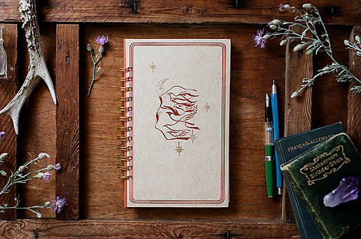 Papiernictvo - Vtáčia letka - upcyklovaný zápisník/skicár - 17645857_