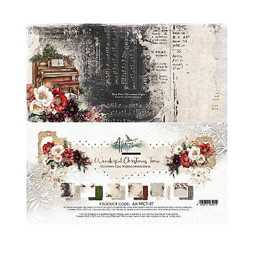 Papier - Scrapbook papier 12x12 Wonderful Christmas Time - 17648104_