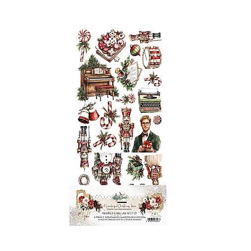 Papier - Scrapbook papier 6x12 Wonderful Christmas Time - 17648497_