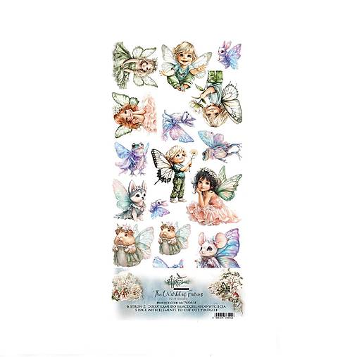 Papier - Scrapbook papier 6x12 The World of Fairies - 17648678_