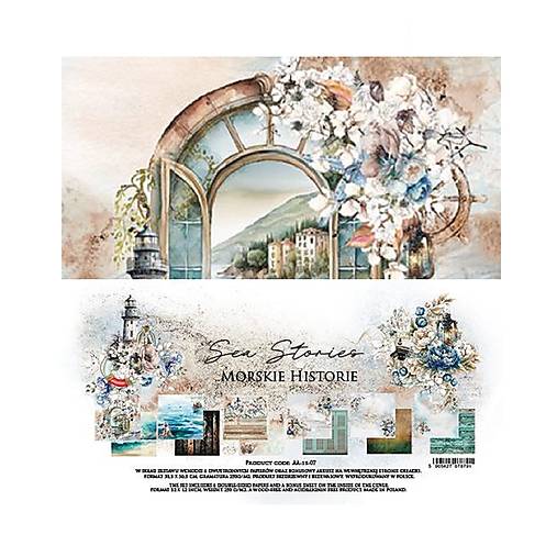 Papier - Scrapbook papier Sea Stories Alchemy of Art  12 x 12 - 17649726_