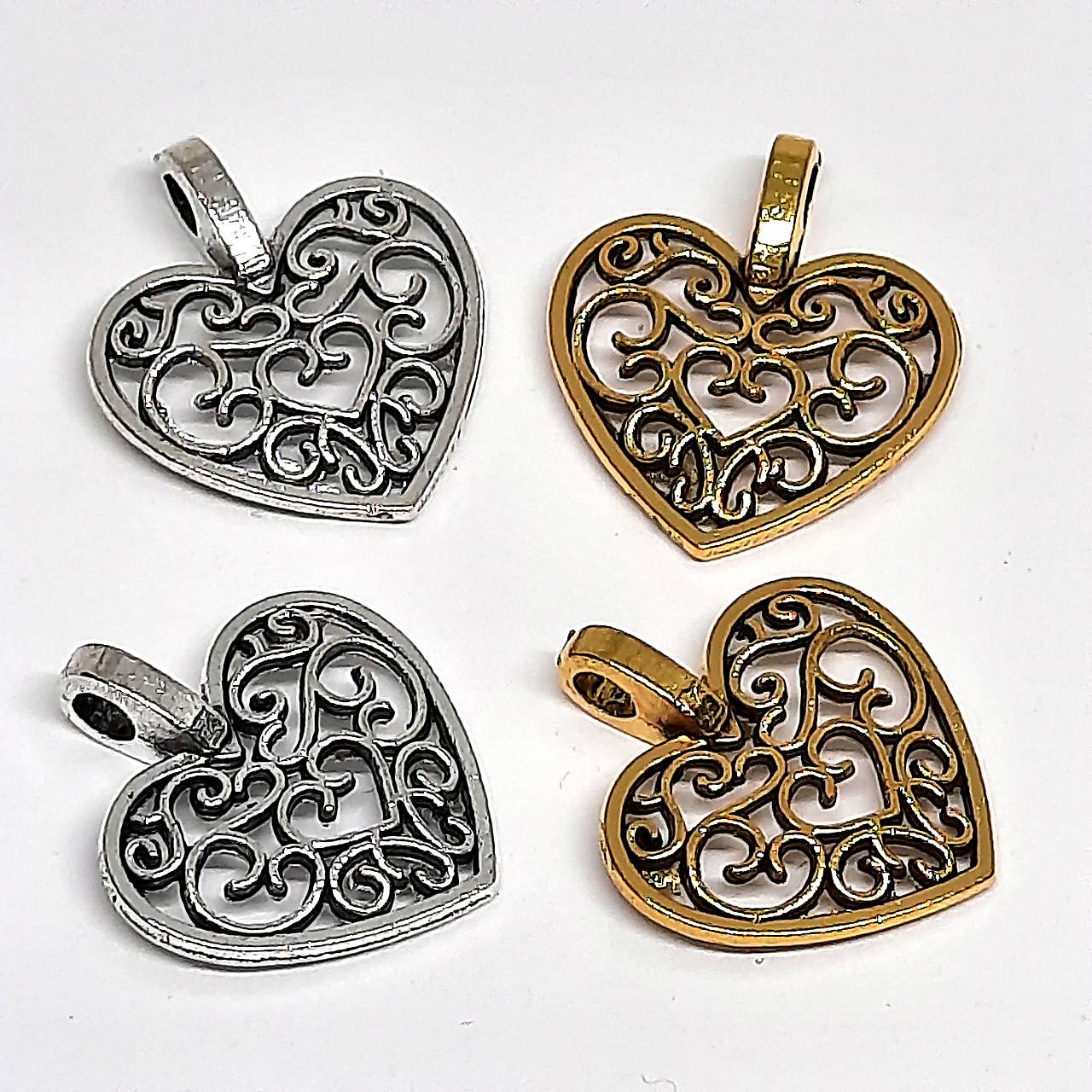 Prívesok srdce 16x14mm-1ks