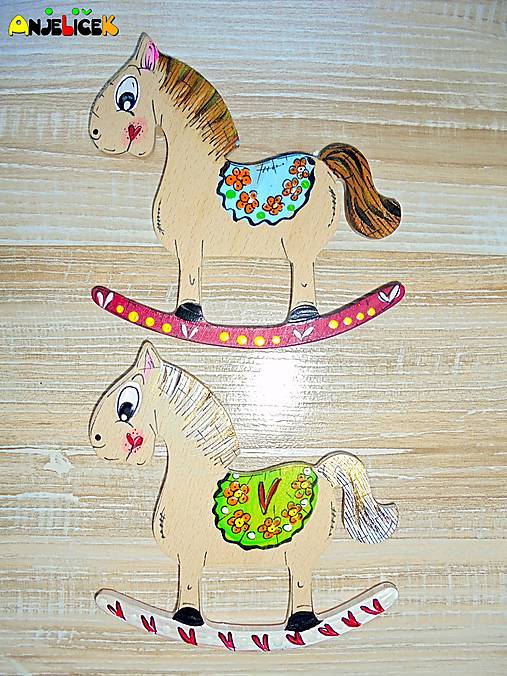 Magnetky - Magnetka - koník - 17647443_