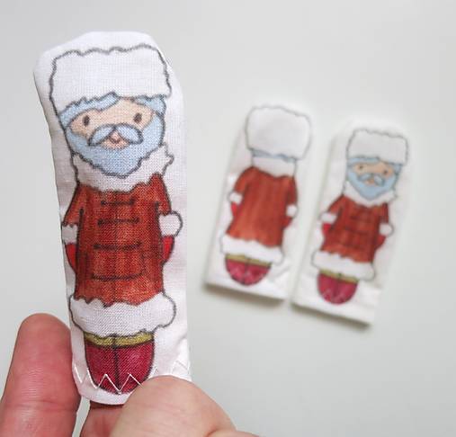 MINI pršteková maňuška - deduško v kabáte