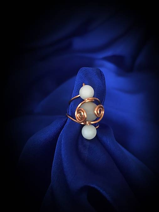 Prstene - prsteň s amazonitom - 17648867_