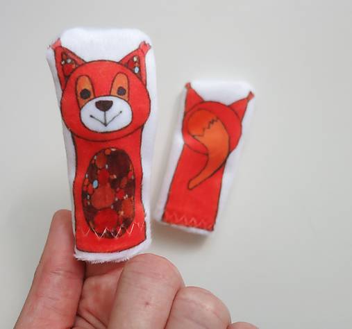 MINI pršteková maňuška - veverička