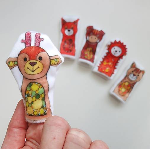 MINI pršteková maňuška - srnček