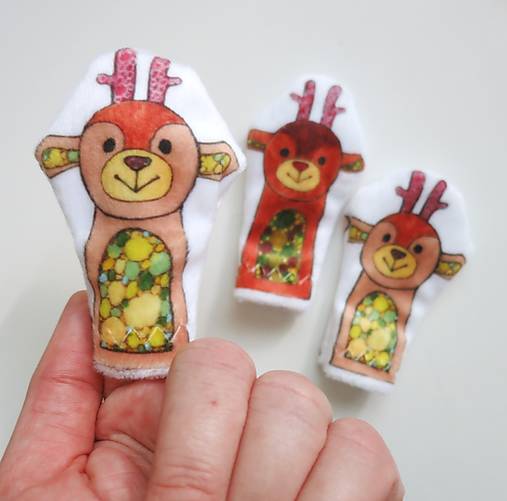 MINI pršteková maňuška - srnček