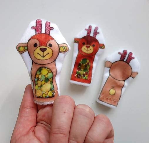 MINI pršteková maňuška - srnček