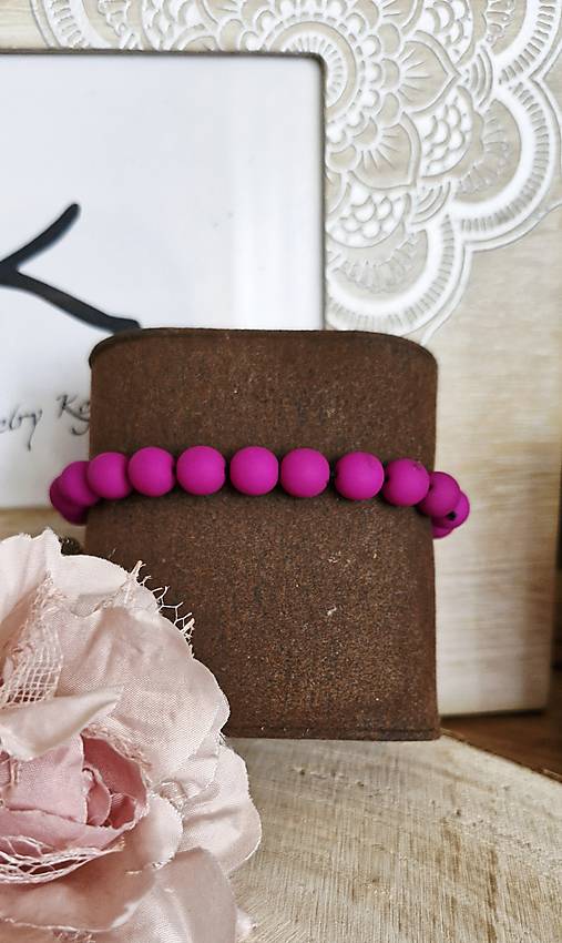 Náramok summer Matt  (Náramok purple)