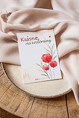 Náušnice - Darčeková karta - 17652448_