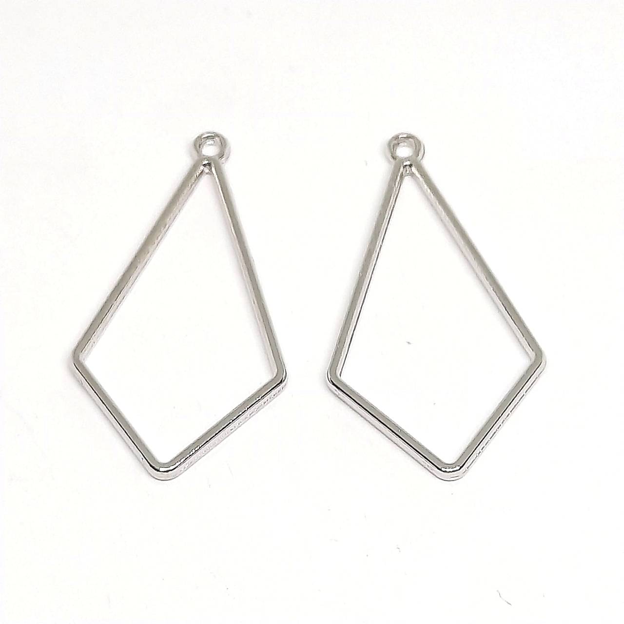 Kovový prívesok-1ks (30x16mm-platina)