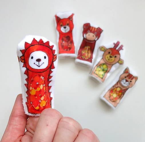 MINI pršteková maňuška - ježko